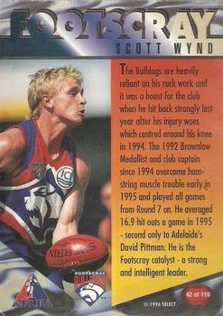 1996 Select AFL Centenary Series #42 Scott Wynd Back